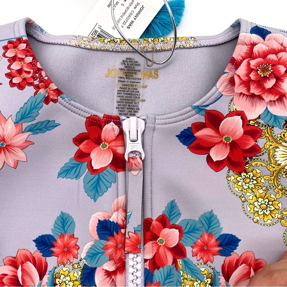 NWT Johnny Was Japer Neoprene One Piece Swim Suit - Picture 9 of 15